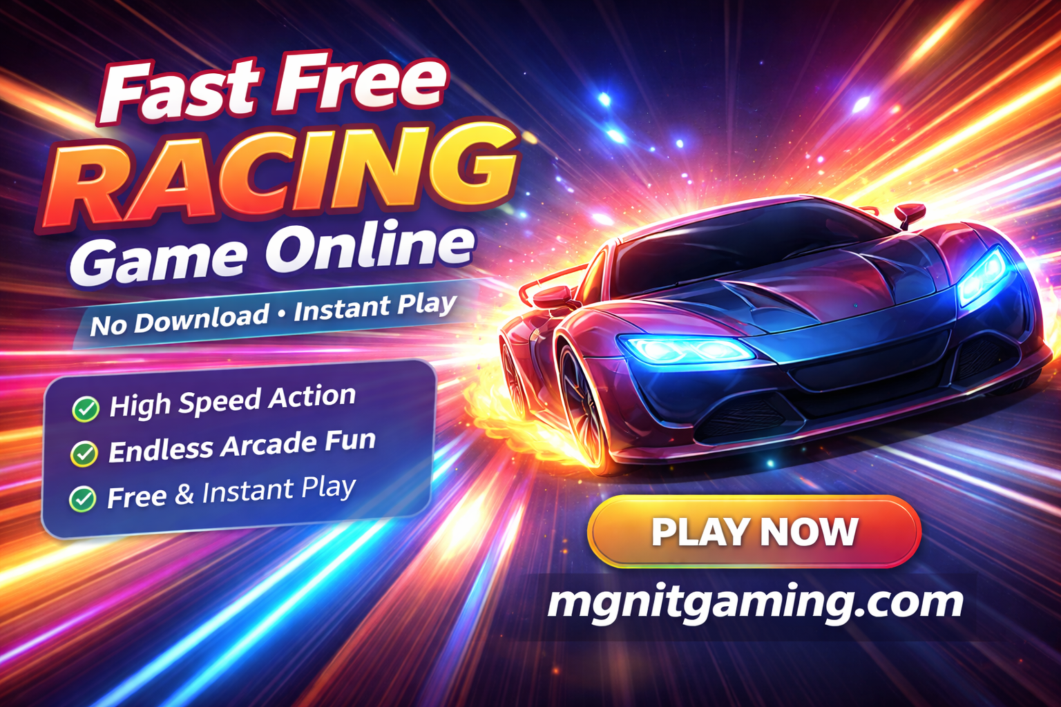  Fastest Free Online Racing Game You Can Play Instantly (2026) |  MGNiT Gaming